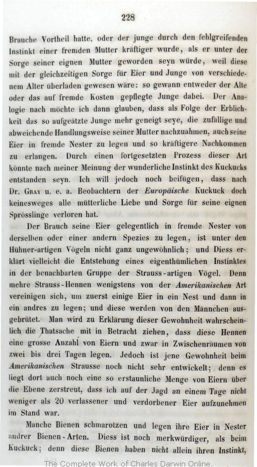 Darwin C R 1860 Uber Die Entstehung Der Arten Im Thier Und Pflanzen Reich Durch Naturliche Zuchtung Oder Erhaltung Der Vervollkommneten Rassen Im Kampfe Um S Daseyn Translated By H G Bronn Stuttgart Schweizerbart