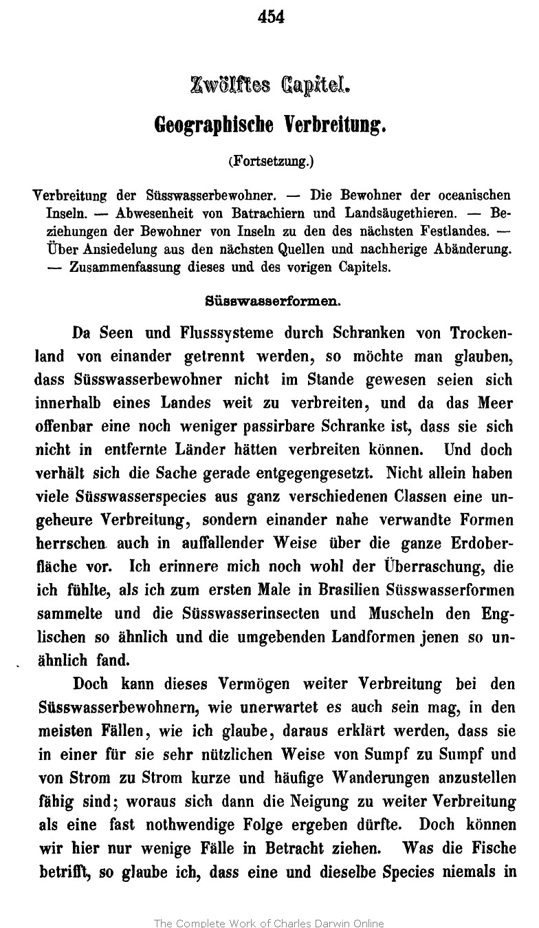 Darwin C R 1867 Die Entstehung Der Arten Im Thier Und Pflanzen Reich Durch Naturliche Zuchtwahl Oder Erhaltung Der Vervollkommneten Rassen Im Kampfe Um S Daseyn Translated By H G Bronn And J V