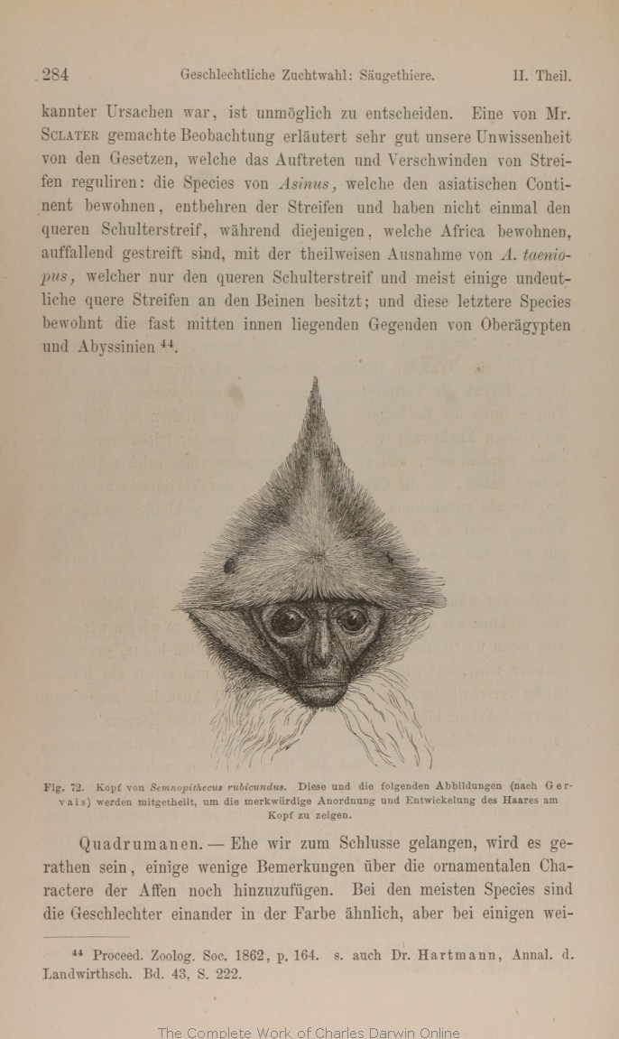 Darwin C R 1875 Die Abstammung Des Menschen Und Die Geschlechtliche Zuchtwahl Translated By J V Carus 3d Edition Stuttgart Schweizerbart Volume 2