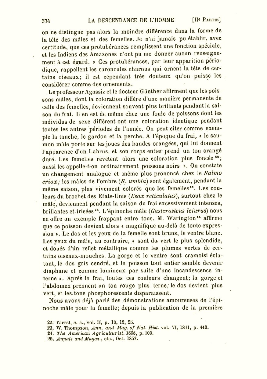 darwin c r 1891 la descendance de l homme et la selection sexuelle trans by edmond barbier preface by carl vogt paris c reinwald