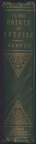 Francis Darwin's annotated copy of the Origin of species (1859)