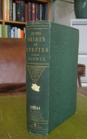 The 1st edition of Origin of species, 1859