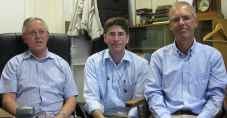 Kees Rookmaaker, John van Wyhe and Gordon Chancellor.