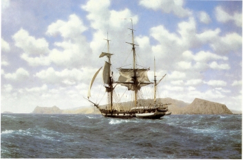 John Chancellor's HMS Beagle in the Galapagos