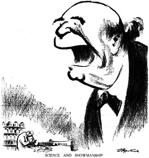 A cartoon of a person yelling  