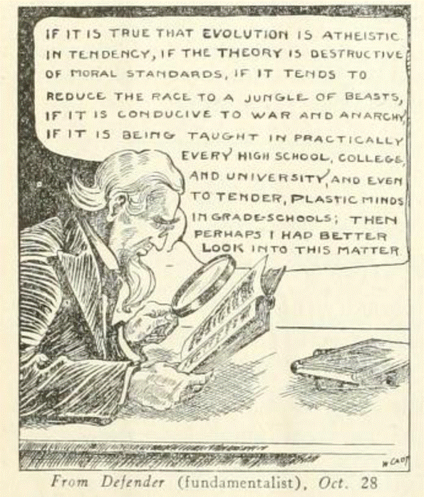 A black and white illustration of a person looking at a book  