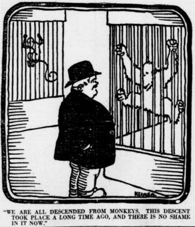 A cartoon of a person in a cage  