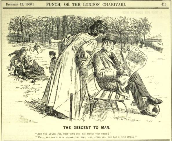 A newspaper with two people sitting on a bench