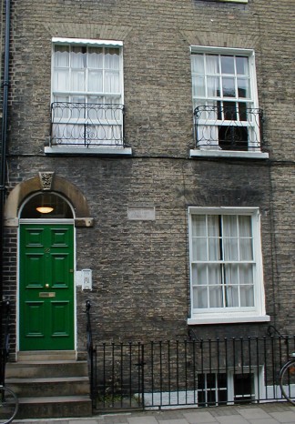 Darwin's house on Fitzwilliam Street, Cambridge